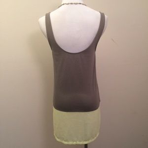 Express Dreamweight Cotton Hi-Lo Tank Size Small